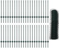 vidaXL Groen Composiet Schutting Verticaal