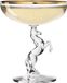 Ritzenhoff Champagnecoupe - 3D Paardensteel met Gouden Rand - Kristalglas - 230 ml