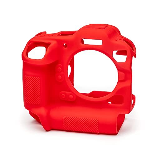 easyCover Silicone Camera Case Protection Compatible with Canon R3 (Red)