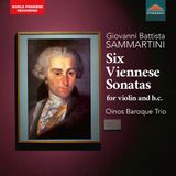 Six Oinos Baroque Trio - Sammartini: Six Viennese Sonatas (CD)