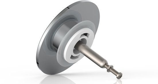KIRCHHOFF Afvoerwaste plug, chroom, 70 mm x 1 1/2 ", voor badkuip