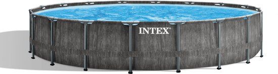 Intex Greywood Prism Frame Pool Set - 549 x 122 cm - Round