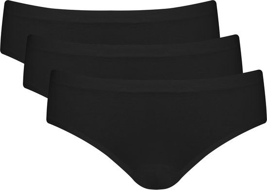 MAGIC Bodyfashion Bare To Go Brief (3-pack) Dames Onderbroek Zwart - Maat XL