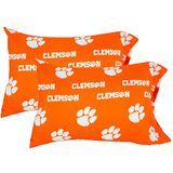 NCAA Clemson Tigers Kussenslopen Twee Pack Oranje Set