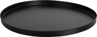 Esschert Design Bodemplaat voor vuurkorf rond - Staal - Zwart - 48x48 cm