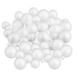 Merkloos Relaxdays 288x piepschuim ballen - styropor bollen - foam bal - balletjes knutselmateriaal