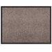 vidaXL Deurmat Beige 60 x 80 x 1.2 cm Teddy Stof
