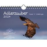 Adlerzauber Adelaar en roofvogels DIN A5 wandkalender voor 2024 - Seelenzauber