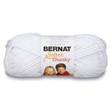 Bernat Softee Dikke Bol Garen, 100° g, 3 Stuk, Wit, Single Pack