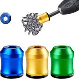 Merkloos / Sans marque Mellow Mint Hungary Korlátolt Felelősségű Társaság Bithouder - 3 stuks - Magnetiseerder - Universele Bit - magnetisch - Voor 6.35mm Zeskant Bits - Rood- Groen & Goud - Sterke Magneetkracht - Anti-slip Schroefhouder - Voor Elektrische Schroefmachine