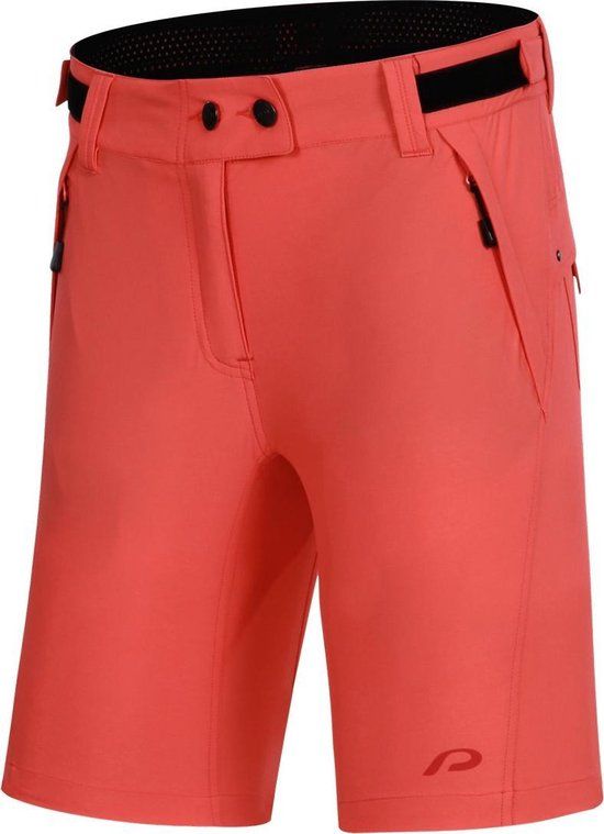 Protective Fietsbroek P-after Hour Dames Oranje Kort - Maat M