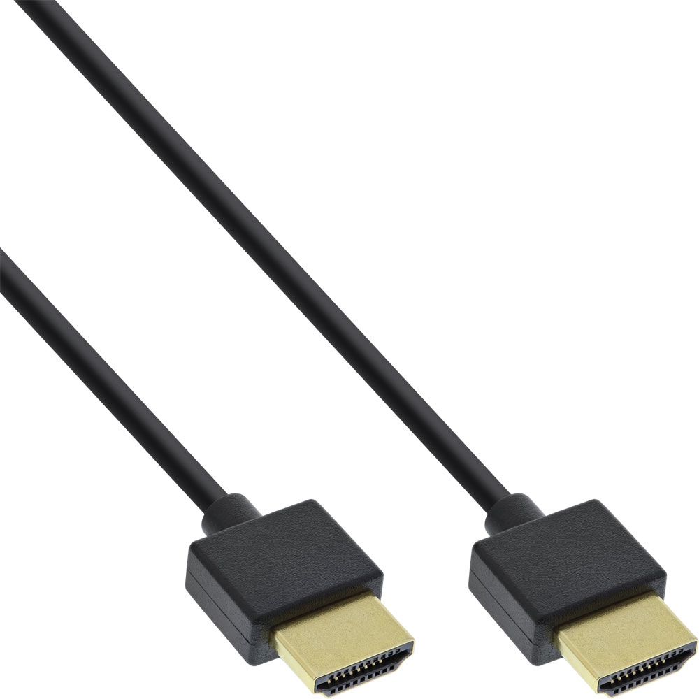 Inline 17502S HDMI kabel - 1,8 m - Zwart