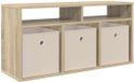 vidaXL Meuble bas avec tiroir Sonoma Chêne 87 x 27,5 x 43 cm