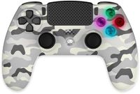 Freaks & Geeks Draadloze Controller - Touchpad - Verlichting - Vibratie - Witte Camo - PS4/PC
