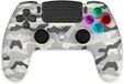 Freaks & Geeks Draadloze Controller - Touchpad - Verlichting - Vibratie - Witte Camo - PS4/PC