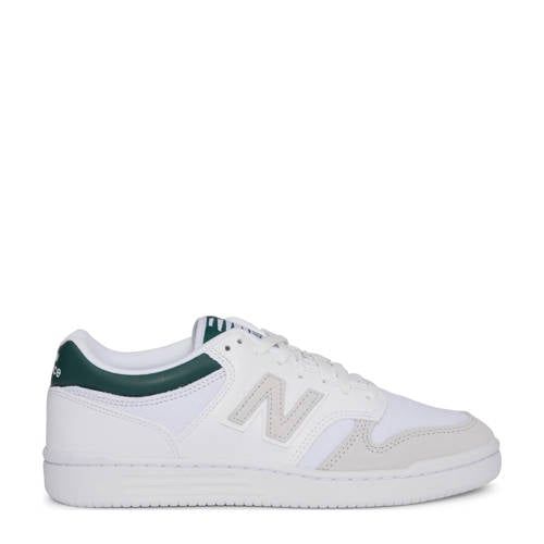 New Balance BB480 sneakers wit/groen/ecru