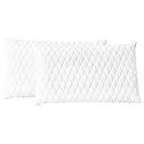 VidaXL Kussens 2 stuks traagschuim 60x40x14 cm Wit