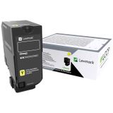 Lexmark Toner CX735 Origineel Geel 16200 bladzijden 81C0X40