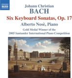 Outhere Alberto Nosè - J.C. Bach: Keyboard Sonatas Op.17 (CD)
