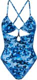 Triumph Red Label Midnight Swim Dames Zwempak Blauw Tie-dye 38 D