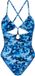 Triumph Red Label Midnight Swim Dames Zwempak Blauw Tie-dye 38 D