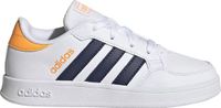 adidas Breaknet K Sneakers Jongens Wit/Navy/Oranje