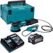 Makita BO 001 CGU101 ponceuse orbitale 40 V max. 125 mm 5,0 mm course Brushless + 1x batterie 4,0 Ah + chargeur + Makpac