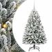 vidaXL Kunstkerstboom 120 cm 150 LED's Warmwit PVC en Staal