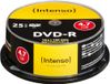 Intenso DVD-R onbewerkte 4,7 GB 1x-16x 25 spindel Cakebox krasbestendig
