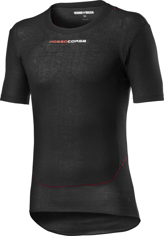 Castelli Prosecco Tech Baselayer Korte Mouwen Heren, black