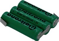Beltrona 3AA1500 Accupack Aantal cellen: 3 Batterijgrootte: AA (penlite) Z-soldeerlip NiMH 3.6 V 1500 mAh