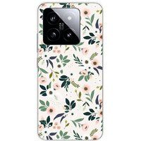 Xiaomi Bedrukt siliconen hoesje compatibel met Xiaomi 14 Flowers