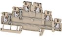 Weidmüller 2817980000 Doorgangsklem Push-In-klem, Steekaansluiting Donkerbeige 50 stuk(s)