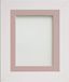 Frame Company Watson Range White 12x10" Fotolijst met roze houder voor afbeelding 9x7 inch *Keuze van maten*