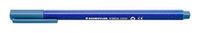 Staedtler Triplus Fineliner Triplus Colour, driehoekige schacht in kartonnen doos, wasbaar, ca. 1 mm, Delfts blauw