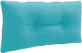 vidaXL Coussin de dossier PUTTEN 100% Polyester Turquoise 70 x 40 x 10 cm