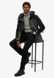 Superdry & Co Superdry Ultieme windjack met textuur Heren XXL Grijs Marl