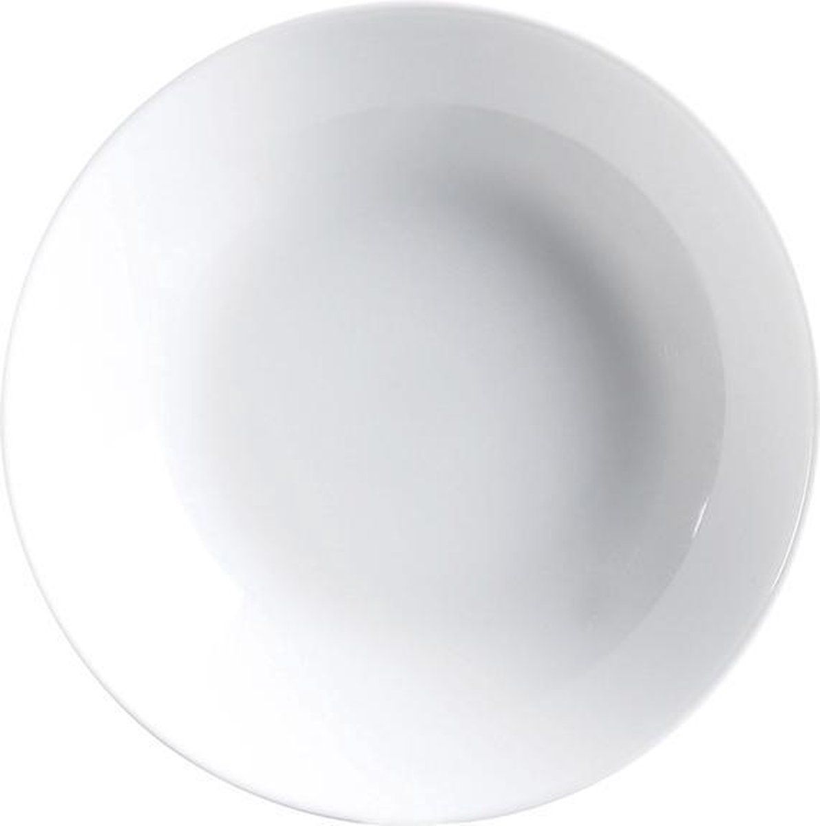 LUMINARC Diwali Set met 6 borden zonder vleugels - 20 cm - wit