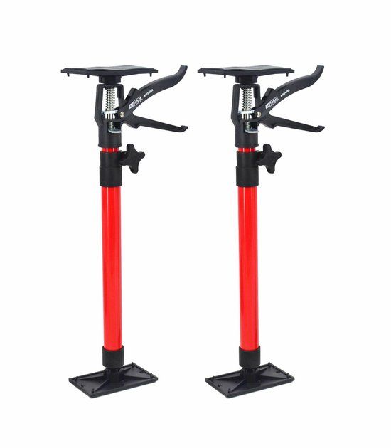 Awtools Serie - Telescoopsteunen - 50-115 cm - Professioneel - Rubberen Voeten - Stalen Constructie