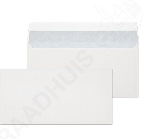- Dienst envelop wit 110 x 220 mm EA 56 venster links zelfklevend 500 stuks