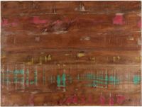 vidaXL Tafelblad rechthoekig 80x70x1,5 cm massief gerecycled hout