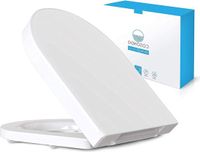 Cosondo PREMIUM D-Vorm Toiletbril met Soft Close - Wit