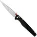 ANV A300BB, Stonewashed Sandvik 14C28N, Black G10, Thumbstud couteau de poche