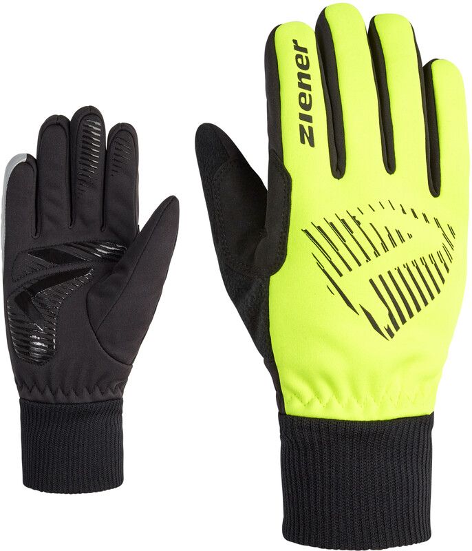 Ziener Dommi Fietshandschoenen Kinderen - geel/zwart - Maat: n.v.t.