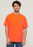 Superdry Sportwear Logo T-shirt Hommes XXXL Flame Orange Coton