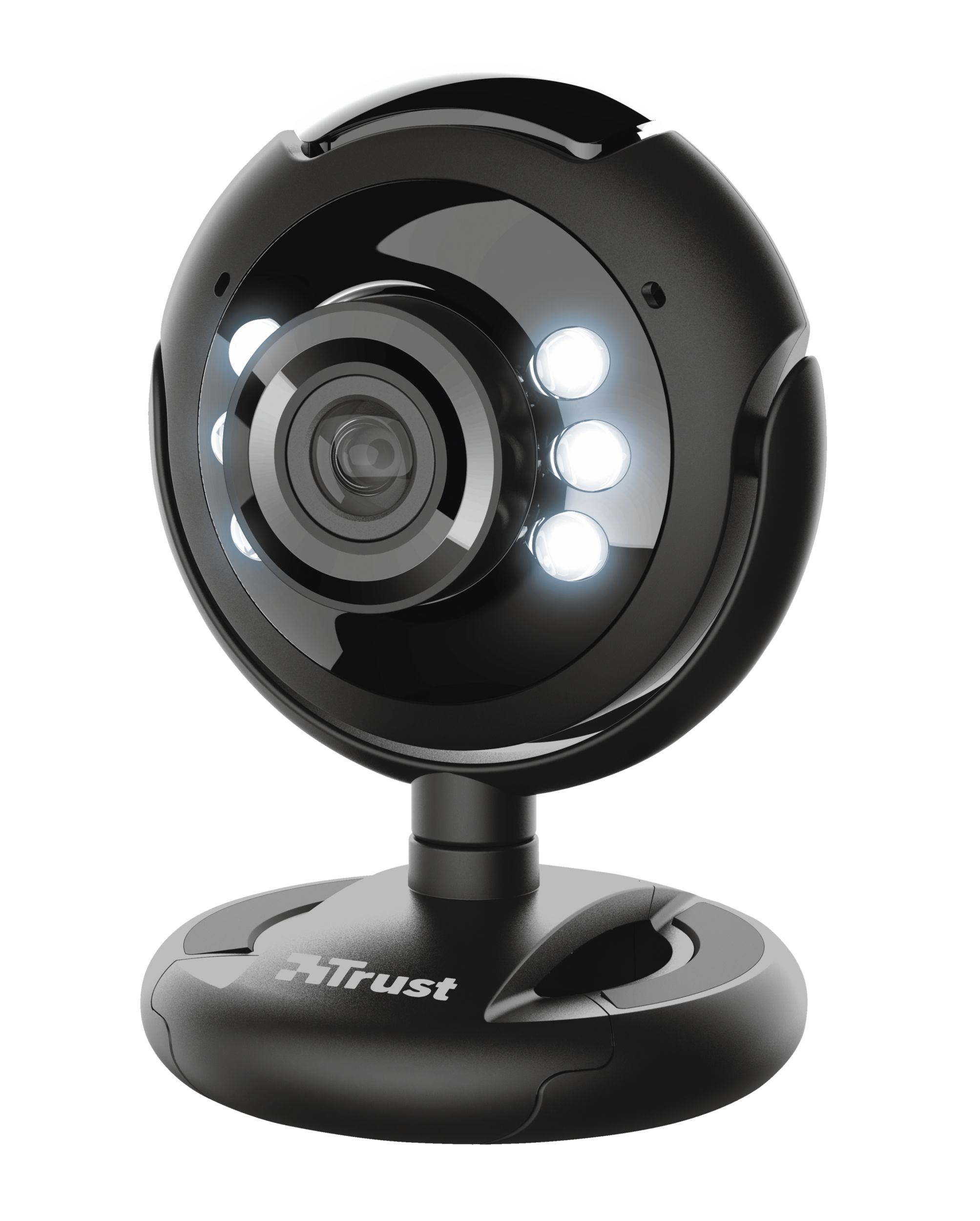 Trust SPOTLIGHT WEBCAM PRO - Webcam - 1.3MP - VGA - USB 2.0 - Black