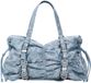 Desigual Gathered Denim Shoulder Bag Space Blue Lichtblauw