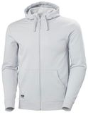 Helly Hansen Workwear Klassieke Zip-Hoodie Heren, 910 Grijze mist, XS
