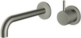 Hotbath Cobber X - Wastafelmengkraan - Zonder Waste - Laag - Geborsteld Nikkel - Inbouw