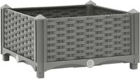 vidaXL Plantenbak verhoogd 40x40x23 cm polypropeen